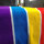 Rainbow artificial turf for playground