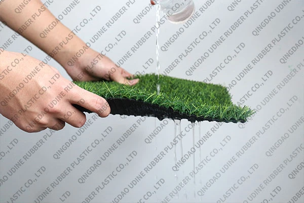 Waterproof artificial grass