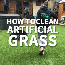 How to clean artificial grass？