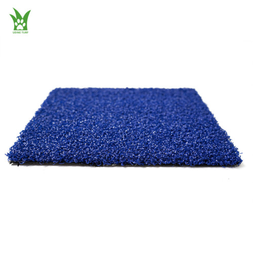 Wholesale Customized 15MM Blue Artificial Gym Turf | Rainbow Gym Grass | Sled Track Turf Factory