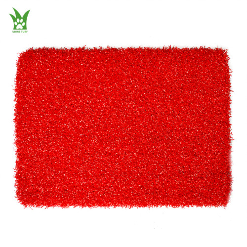 Wholesale 15MM Red Gym Turf Flooring | Gym Artificial Sled Track Turf | Home Gym Turf Supplier