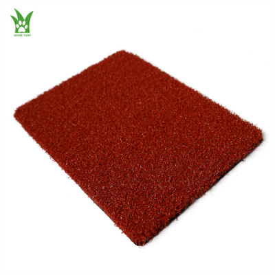 Wholesale 16MM Red Golf Grass | Rainbow Playground Grass | Colorful Putting Green Manufacturer