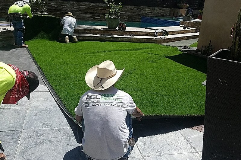 Colocar el césped
