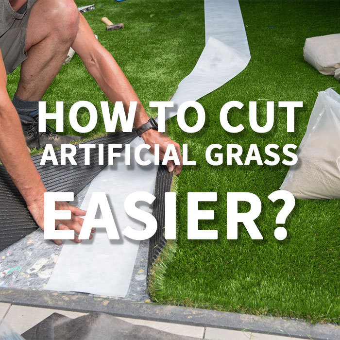 ¿Cómo cortar el césped artificial más fácil?