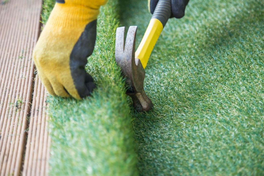 Artificial grass install