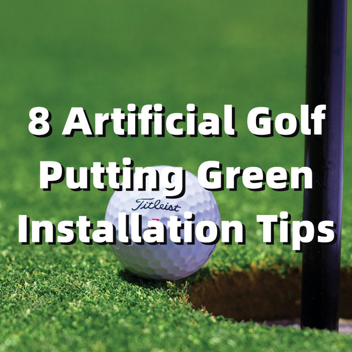 8 consejos para la instalación de greens artificiales de golf