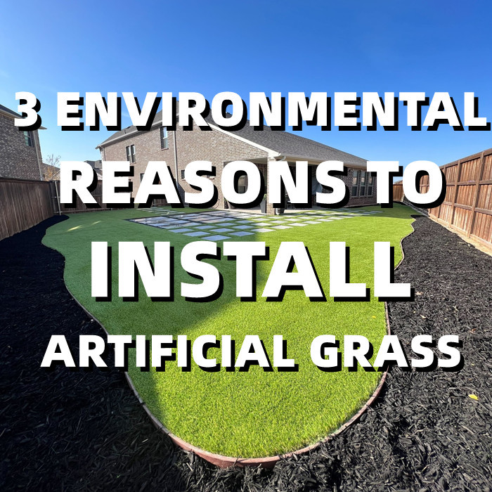 人工芝を設置する3つの環境上の理由