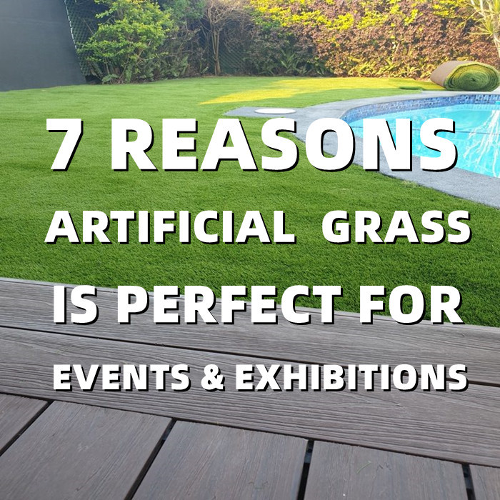 7 razones por las que el césped artificial es perfecto para eventos y exposiciones