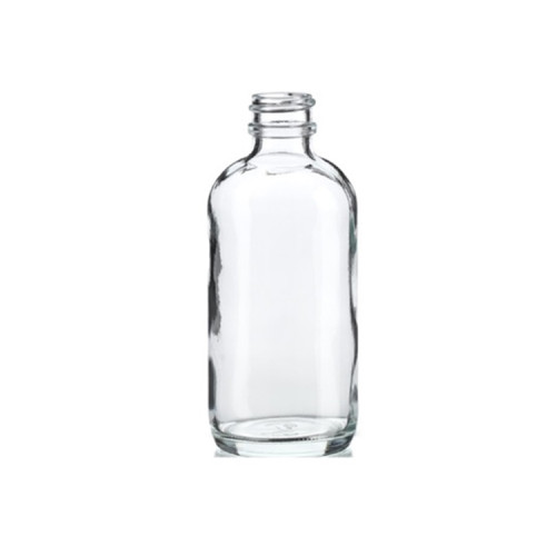 Boston Round Bottle- w/White Fine Mist Spra