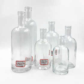 Glass Vodka Spirit Bottle