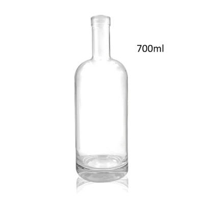 Glass Vodka Spirit Bottle