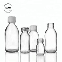 Syrup Bottle with white medilock cap