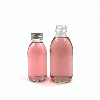Syrup Bottle with white medilock cap