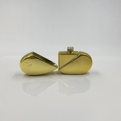 Heart shaped glass perfume bottles