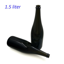 Brown Glass Champagne Bottle
