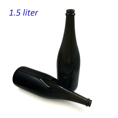 Brown Glass Champagne Bottle