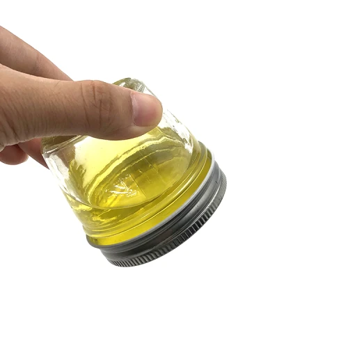 Oval Glass Jar