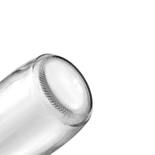Glass Milk Bottle With plastic cap
