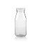 Glass Milk Bottle With plastic cap