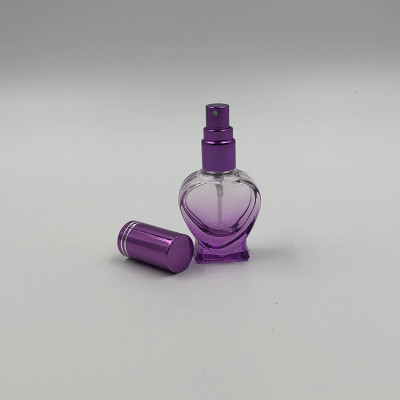 Heart Shape Glass Spray Perfume Bottle