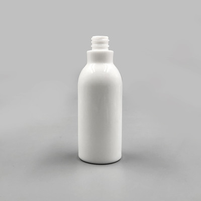 120ml 4oz opaque white glass cosmetic lotion bottle with sprayer