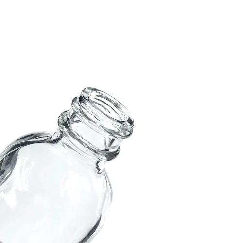 Boston Round Bottle- w/White Fine Mist Spra