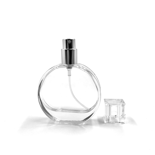 Small Perfume Glass Bottle with spray lid