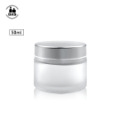 Recycled Fosted Glass Cosmetic Jar
