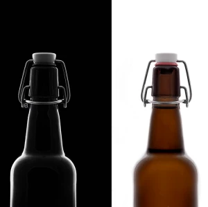 Amber Beer Bottles