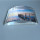 clear frameless acrylic magnetic photo frame