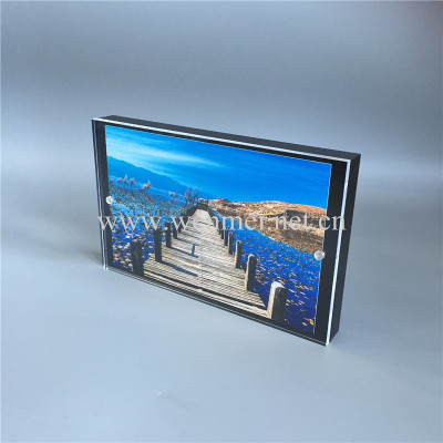 New Style Hot Sell Frameless Acrylic Photo Frame with Magnets