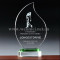 2019 Customized Shape Engraving Acrylic Awards Acrylic Trophy