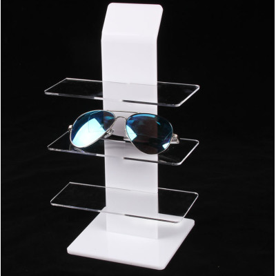 Morden Acrylic Glasses Display Stand,Clear top grade Sunglass Retail Stand