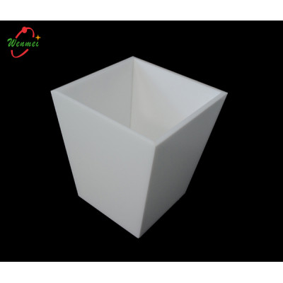 Acrylic trash can