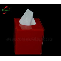 Acrylic tissue box