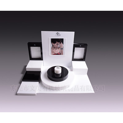 custom display on counter acrylic cosmetics display rack