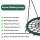 PC-MC02 Green Spider Web Tree Swing Round Net Rope Swing Outdoor Attaches to Trees for Multiple Kids Adult