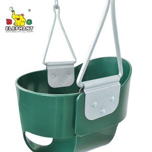 Asiento de columpio para niños pequeños con respaldo alto de servicio completo