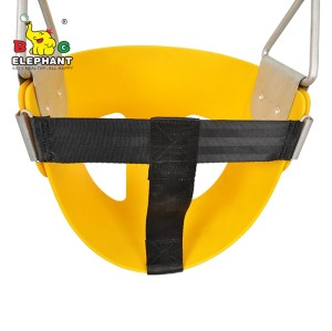 Bucket Swing EVA Plastic Infant Half Outdoor Swing with Chains Customized Manufacturer