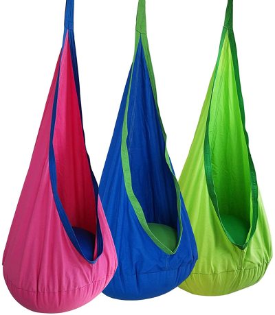 Kids Pod Swing Seat Child Hammock Chair for Indoor and Outdoor use