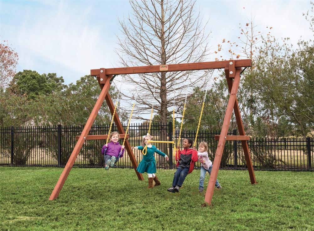 the types and components of kids' swings