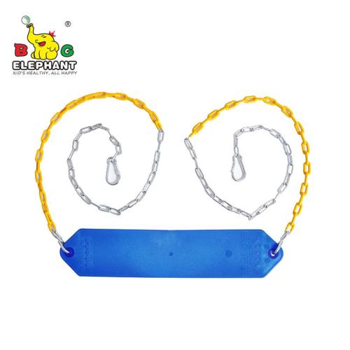 Heavy Duty Strap Swing Seat - Playground Swing Seat Replacement and Carabiners for Easy Install - blue
