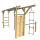 6 in 1 Wooden Fitness Equipment Monkey Bar with Climbing Ladder and Dic Swing