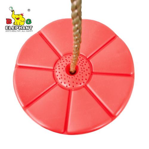 Adjustable Rope Tree Disc Swing for kids Rope Swing Seat for Outdoor Indoor Swingset Accessory