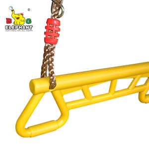 Blow Molding Trapeze Swing Bar with Triangle Rings | Play Sets Factory Customized