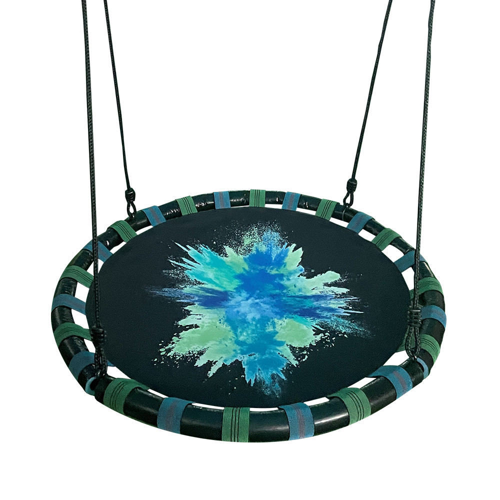 Colorful OEM Platform Saucer Tree Swing with Foldable Package | Play Set Customized