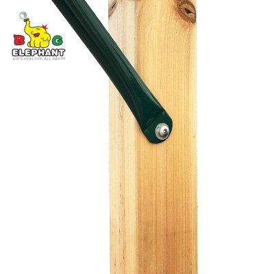 Ninja Warrior Obstacle Course Monkey Bar for Kids Wooden Fitness Equipment