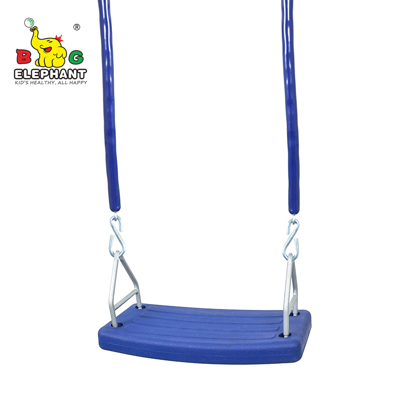 Adjustable Rope 4 Carabiners Blue 600LB Capacity Playground Swing Set Accessories Replacement BeneLabel Cute Elephant High Back Full Bucket Toddler Swing and Heavy Duty Swing Seat Combo Pack 