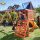 Swing Set Wooden Outdoor Playground Tower Fort Play Set for Kids Swing Set Customized Manufacturer