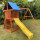 Swing Set Wooden Outdoor Playground Tower Fort Play Set for Kids Swing Set Customized Manufacturer